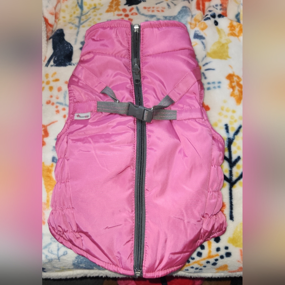 Dog Jacket fleece lined Size M